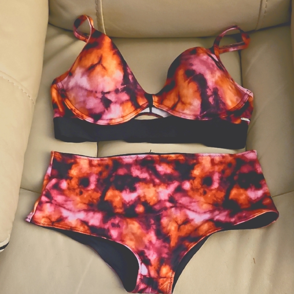 Tie-Dye Bikini Set by PINK SZ M NWOT